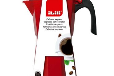 cafetera expreso bahia Ibili 12 tazas roja
