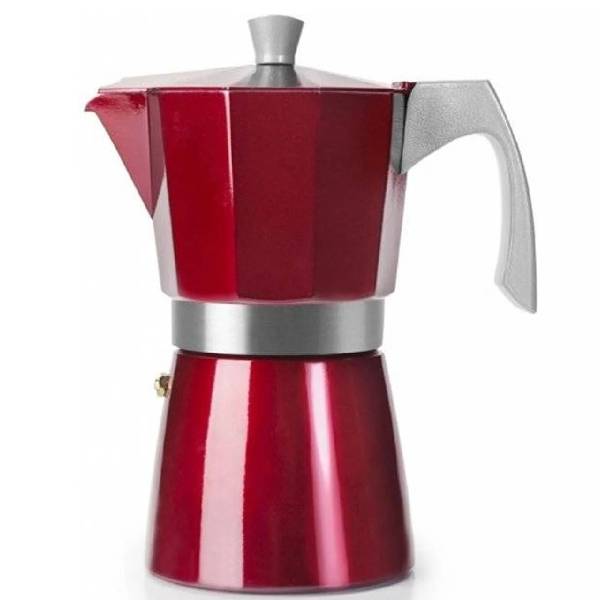 Cafetera italiana IBILI Evva Red