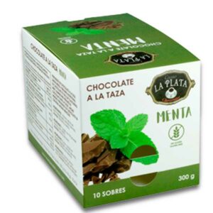 chocolate con menta a la taza sin gluten La Plata 10 sobres