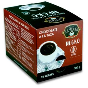 chocolate negro a la taza sin gluten La Plata 10 sobres